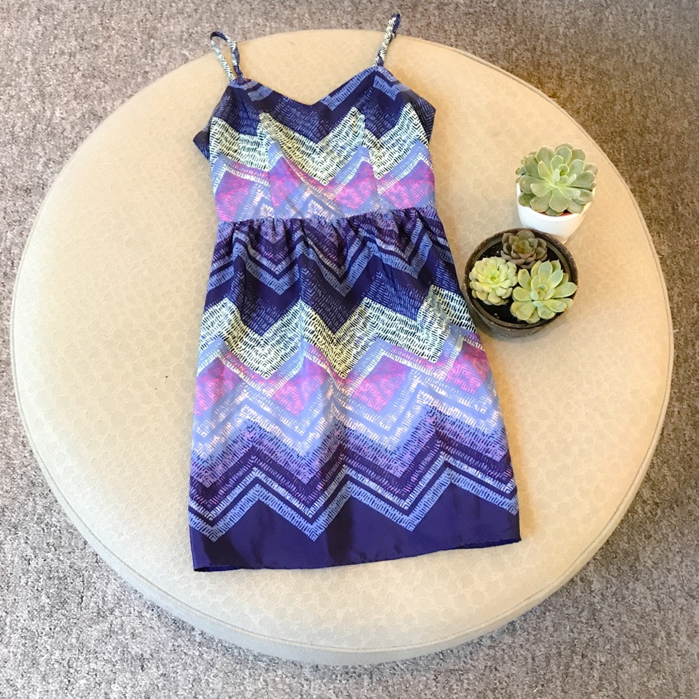 AMERICAN EAGLE Purple printed sundress